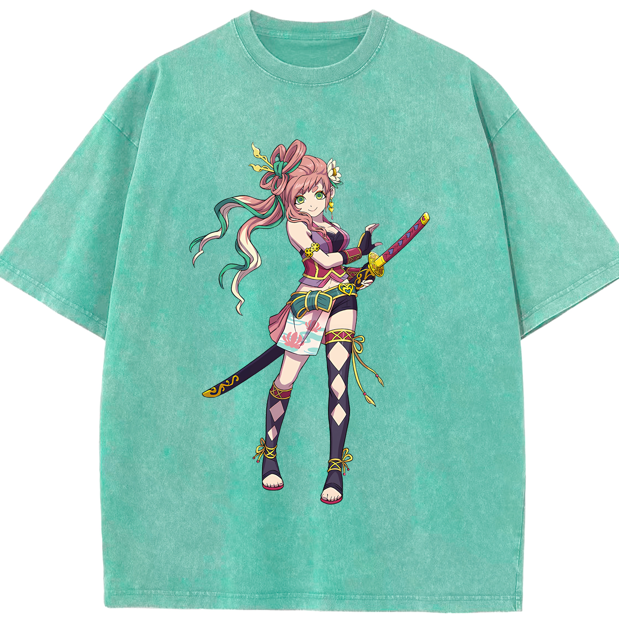 （画像用） 妖怪ウォッチ Yo-kai Watch 綿100% ヴィンテージ風 半袖Tシャツ（フロントプリント）